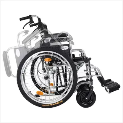 Silla De Ruedas Todo Terreno Extra Resistente Frenos De Lujo