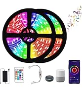 Dosyu Luces Led Inteligente 10M/32.8FT, 5050 RGBW Tira LED de WiFi , con Google Home, Alexa, Cont...