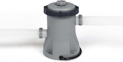 Bestway Steel Pro MAX - Juego de piscina redonda sobre el piso de 14 x 33 pulgadas, incluye bomba de filtro de 530 galones
