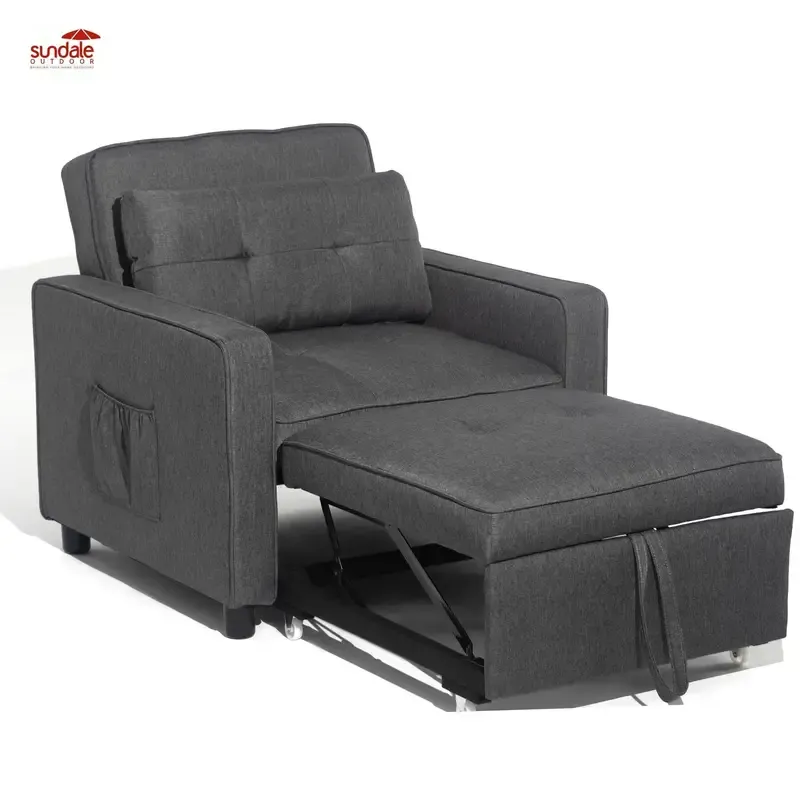 Sofá cama convertible 3 en 1, silla cama para dormitorio