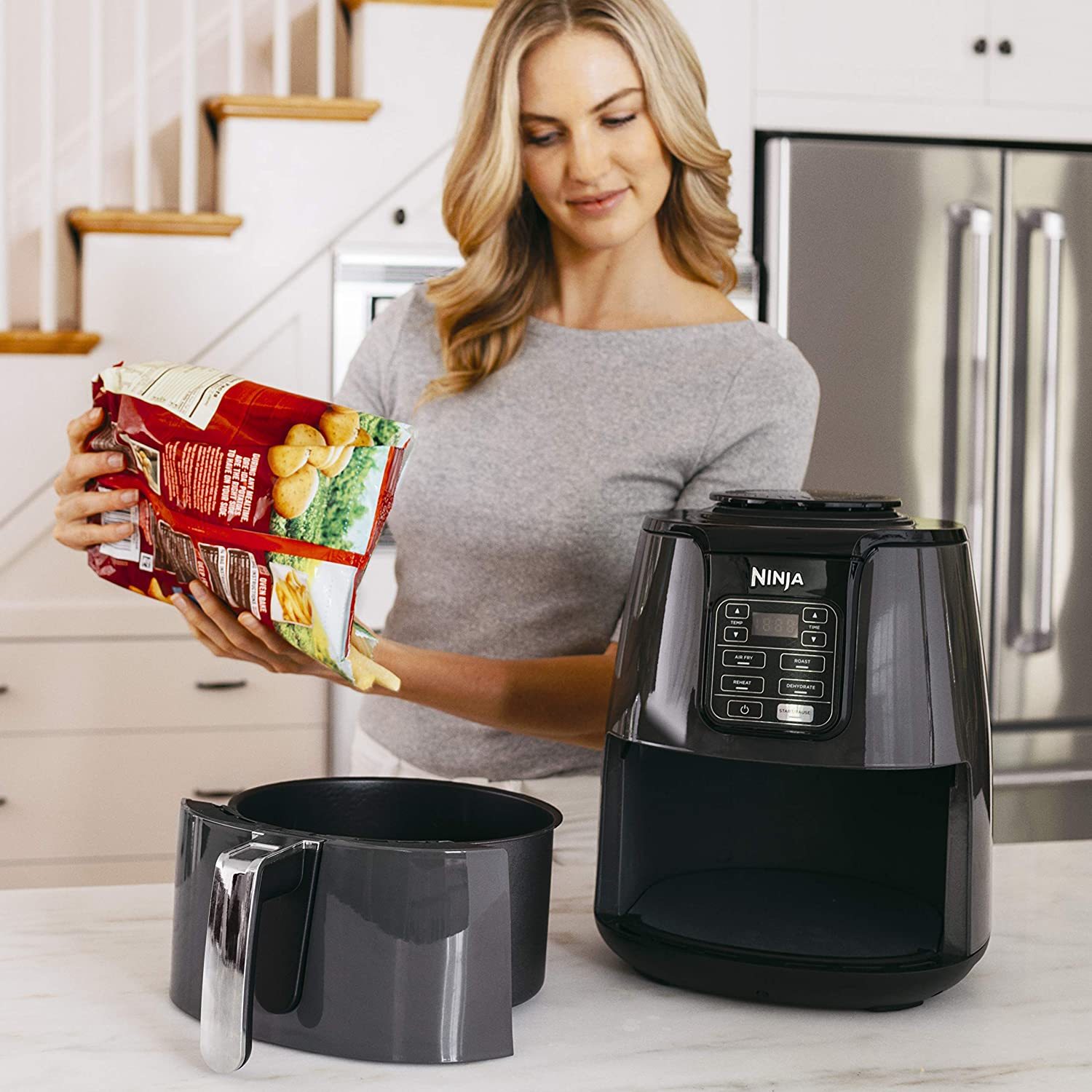 Ninja AF161 Max XL Air Fryer, 5.5 qt, grey