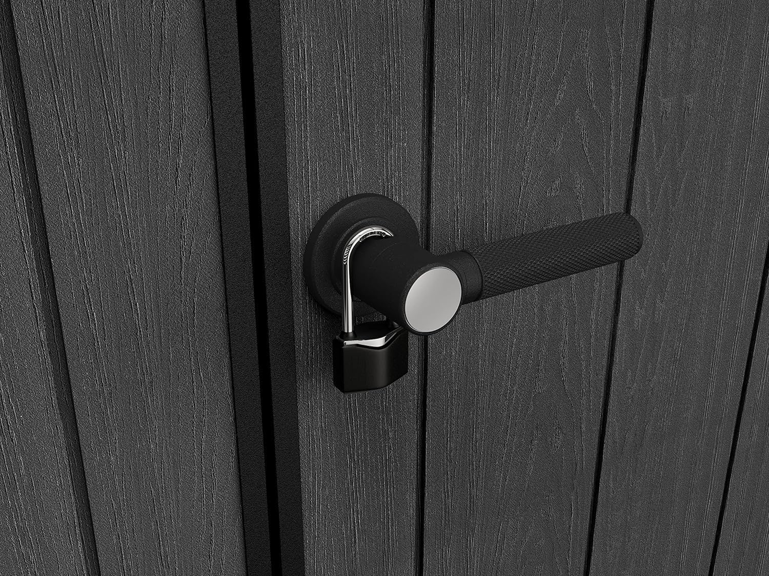 Keter Cobertizo de Almacenamiento, Oakland 759, Ideal para Jardin y Exteriores, Polipropileno, Gris