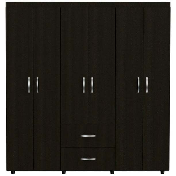 Closet Armable Bariloche Wengue Armario Recámara Excelsior Excelsior Moderno