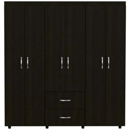 Closet Armable Bariloche Wengue Armario Recámara Excelsior Excelsior Moderno