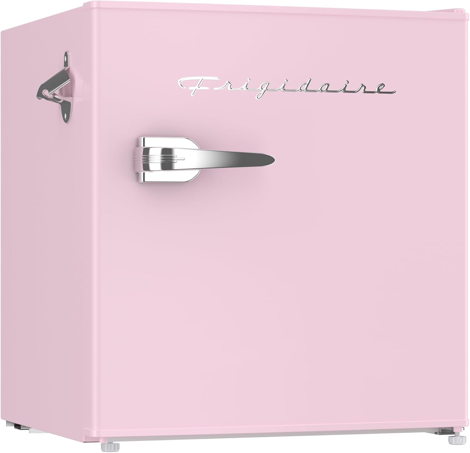 ❄️ Mini Refrigerador Retro Frigidaire EFR176 Rosa 1.6 Pies Cúbicos, Abridor de Botellas Incorporado, Ideal para Oficina, Dormitorio y Residencia Estudiantil