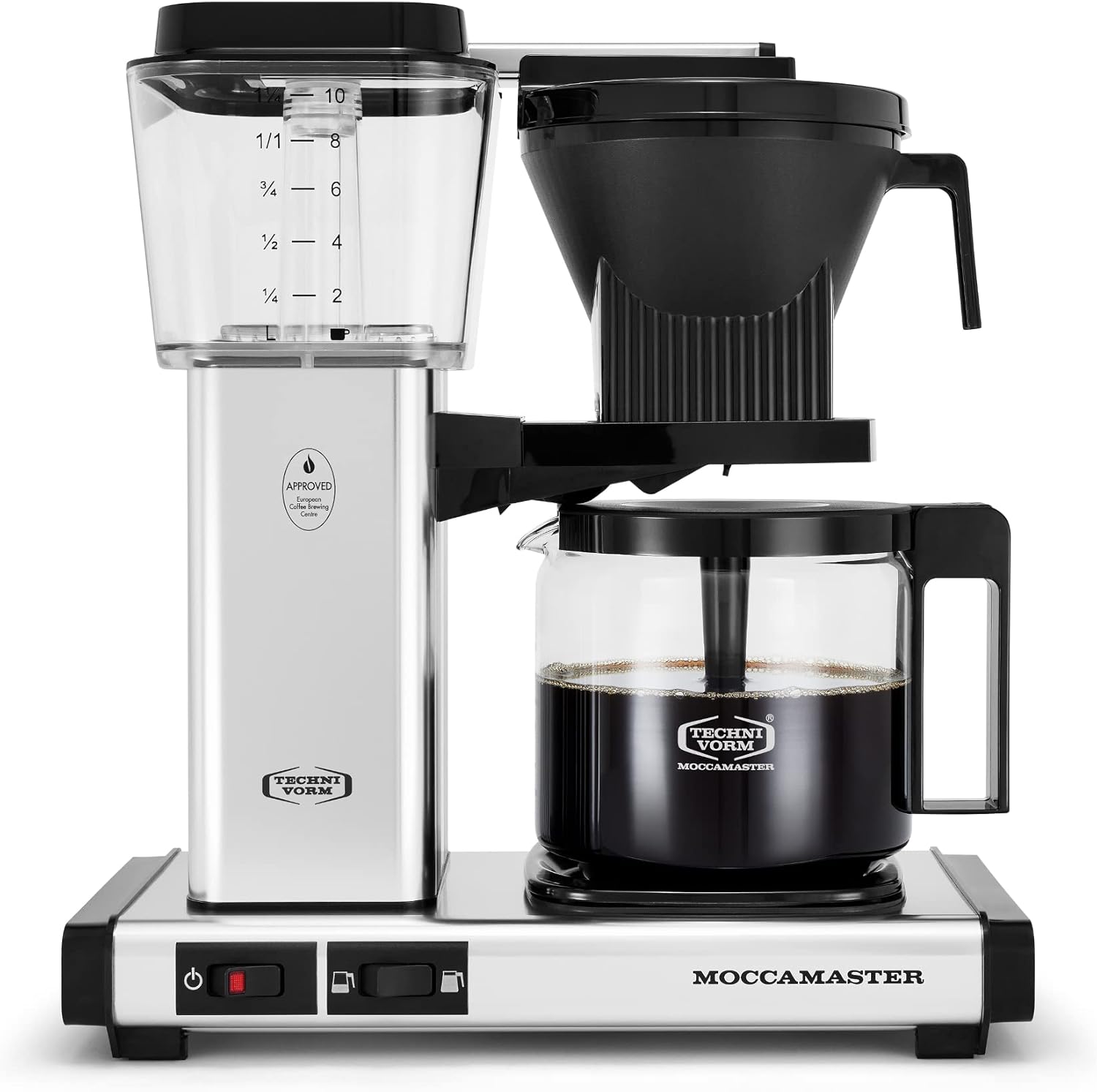 Moccamaster 53948 KBGV Select - Cafetera de 10 tazas, negro mate, 40 onzas, 1.25 l