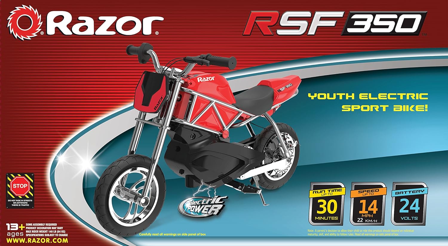 Razor RSF350 & RSF650 Bicicleta eléctrica de calle—válvula de rueda