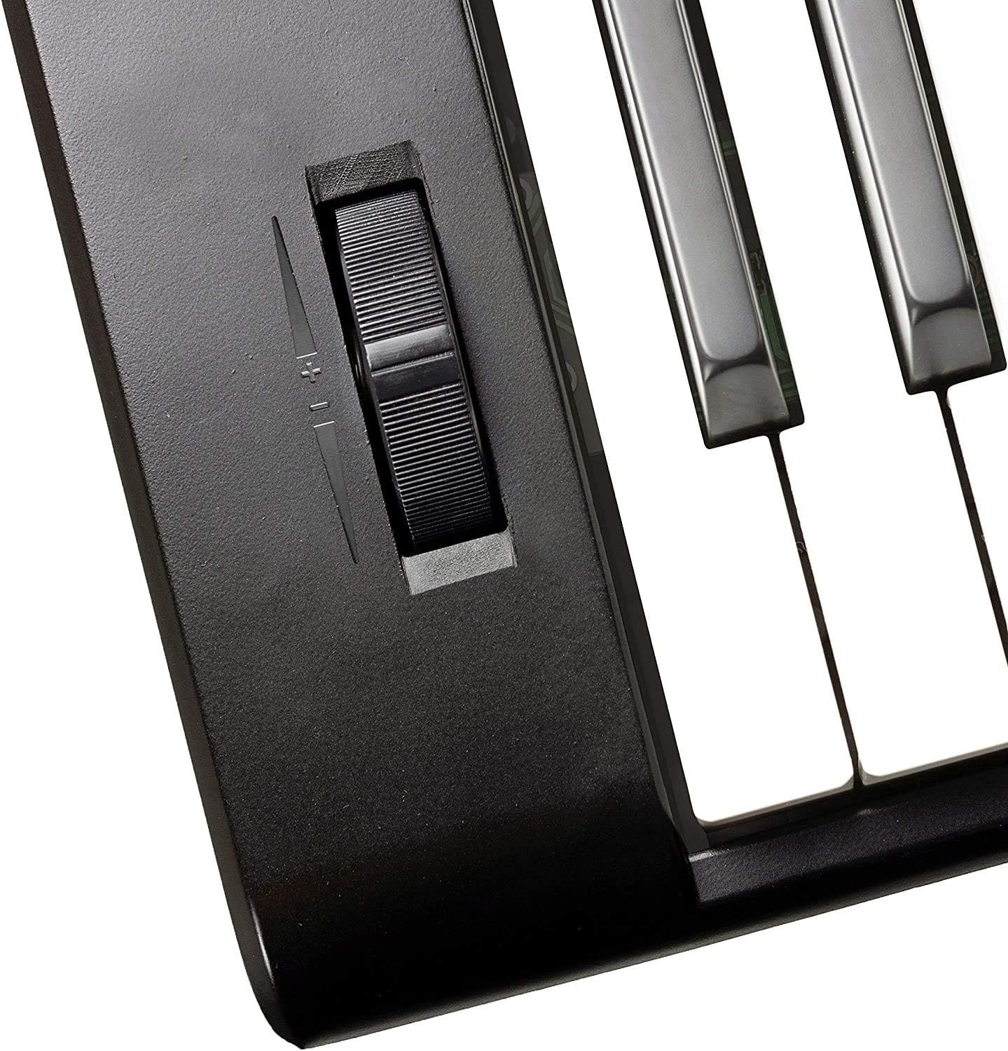 RockJam - Kit de piano con teclado de 61 teclas con banco para teclado, soporte para teclado, auriculares, pegatinas para notas de piano y lecciones de piano Simply