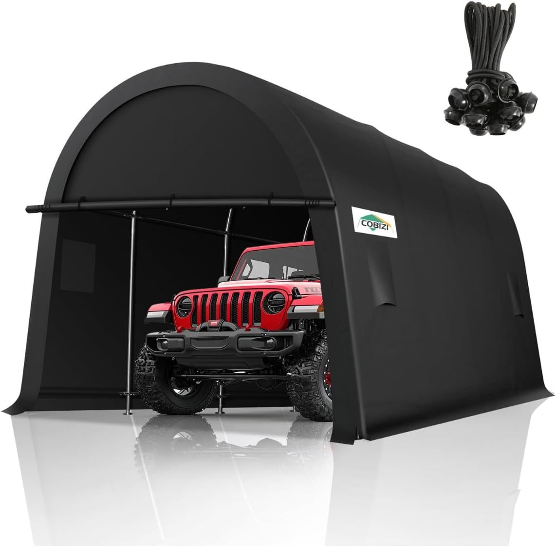 COBIZI Cochera portÃ¡til Resistente para cochera Nuevo Estilo Redondo