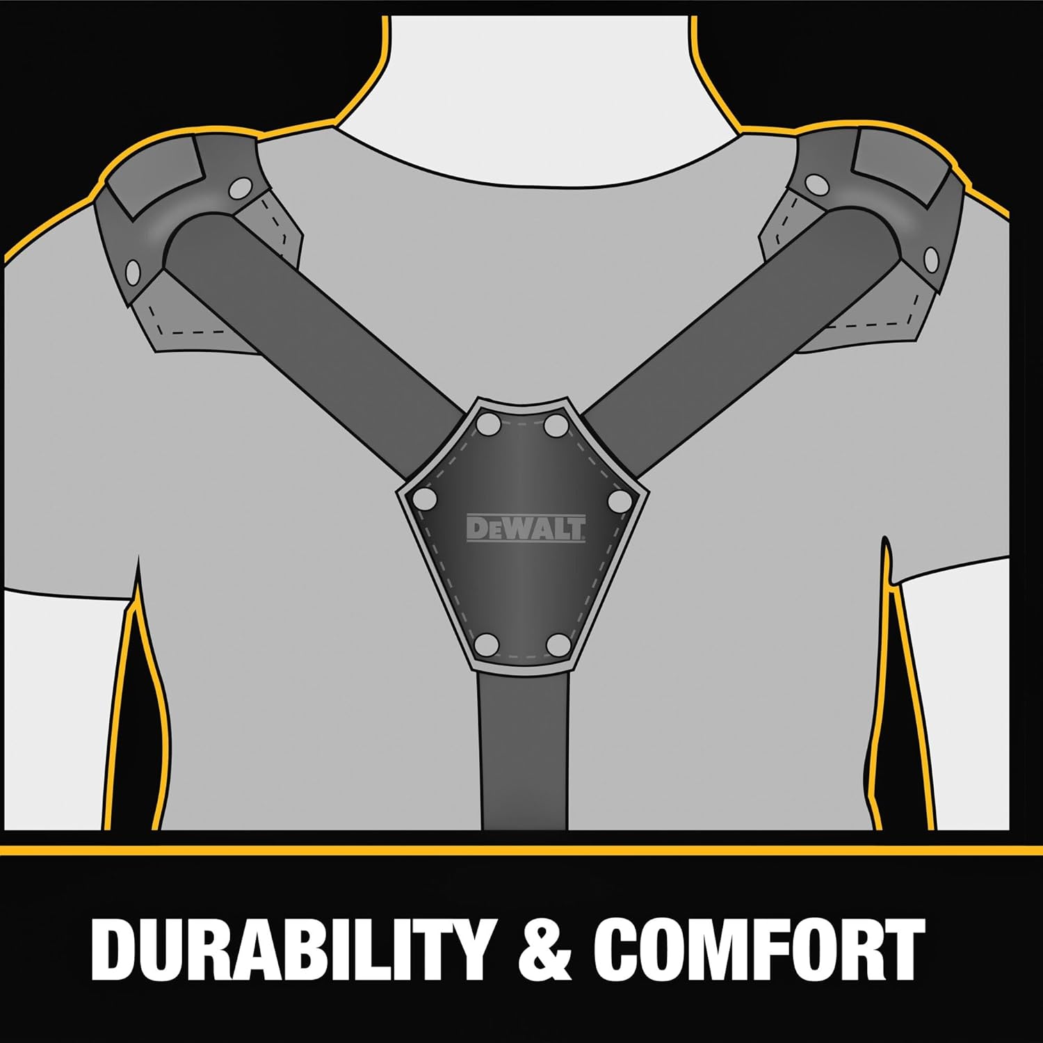 DEWALT Cinturón y Bolsas con Tirantes (DWST540602)
