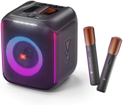 JBL PartyBox Encore - Bocina Portátil con Bluetooth y Dos Micrófonos para Tus Fiestas