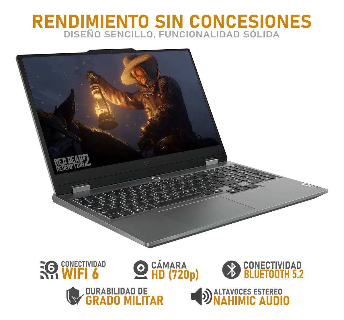 Laptop Gamer LENOVO LOQ NVIDIA GeForce RTX 3050 AMD Ryzen 5 32GB RAM 1TB SSD Windows 11 Home