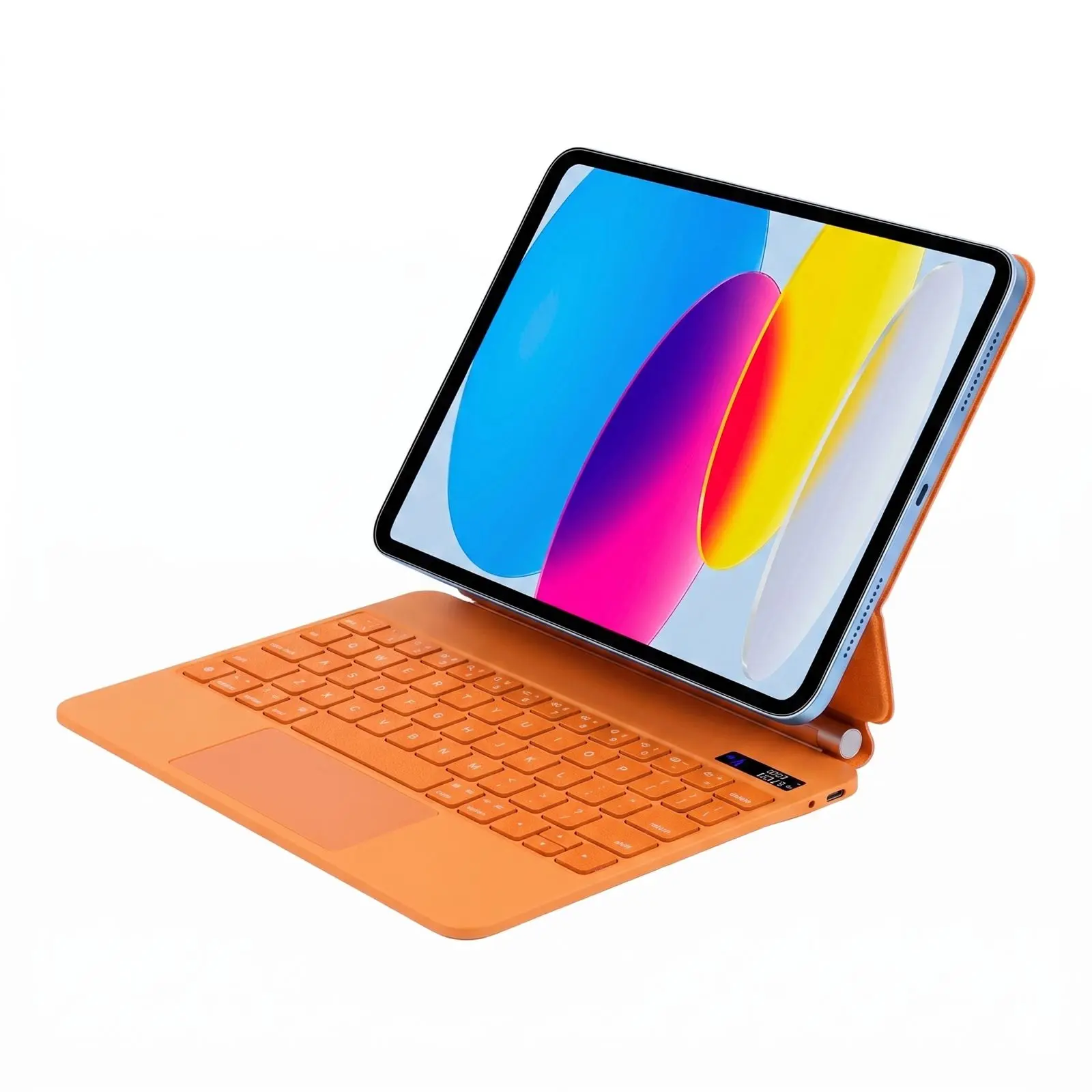 Mr. Gadgets Keyboard Case Pro Compatible Para iPad Funda Teclado Rgb En Español Ñ Magnética Teclado Mágico Conexión Inalambrica