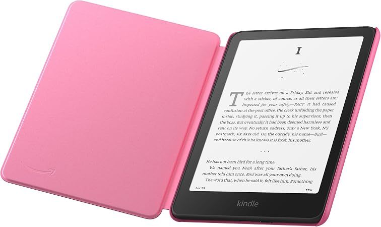 📕 Kindle 16 GB (modelo más reciente), el más ligero y compacto, refresco de página rápido y alto contraste, experiencia de lectura mejorada, colores: Negro, Rosa y Matcha (Verde Té)