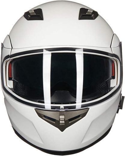 ILM - Casco de Motocicleta Modular Integrado con Bluetooth, con protección Solar para Mp3, Modelo 953/953 Pro