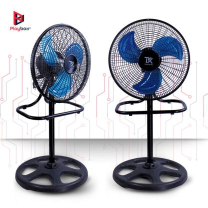 Ventilador 18" con Pedestal 3 en 1 Premium Silencioso con Velocidad Ajustable, Potencia Estable y Rejillas de ABS
