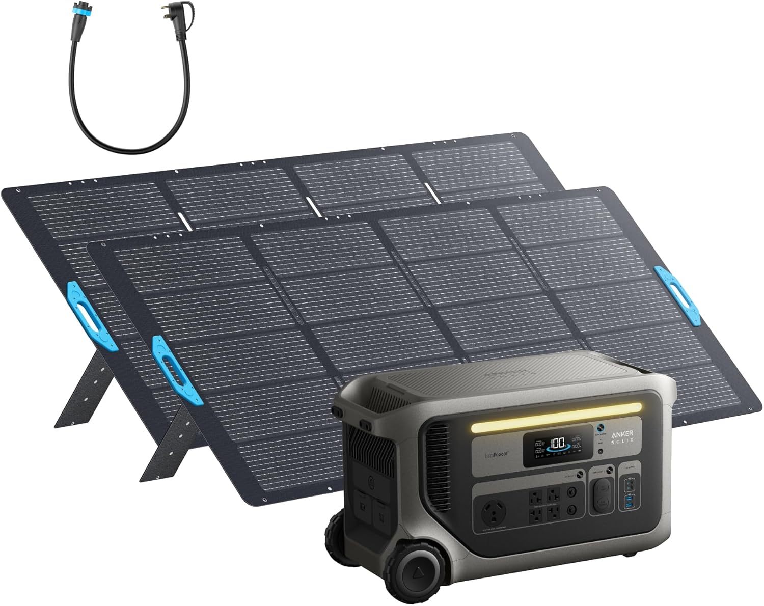 ⚡Anker SOLIX F3000 Estación de Energía Portátil 3072Wh 6000W, Expandible 24kWh, Solar para Hogar, Apagones y Camping