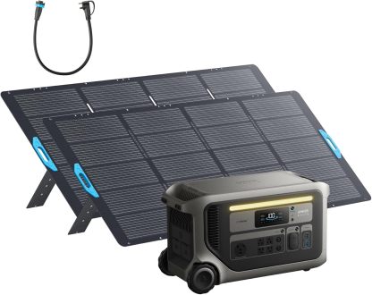 ⚡Anker SOLIX F3000 Estación de Energía Portátil 3072Wh 6000W, Expandible 24kWh, Solar para Hogar, Apagones y Camping