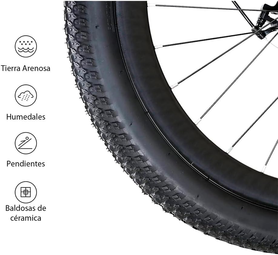 Bicicleta Montaña Plegable Bike Teche Frenos Tipo Shimano 21v Rodada 26