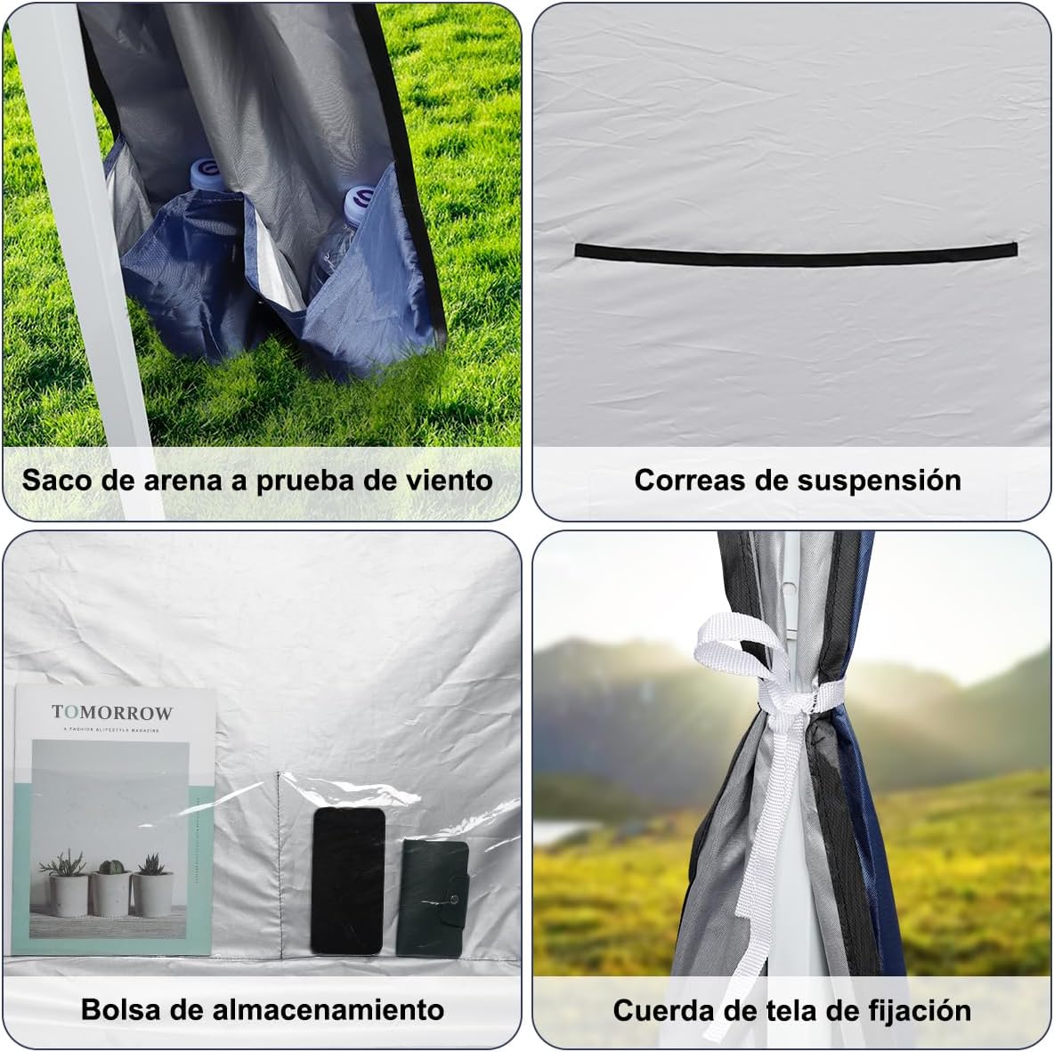 Toldos Plegables Tienda De Fiesta Carpa Impermeable (3m*6m)
