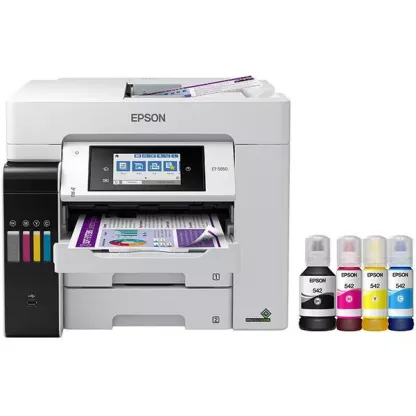 Impresora multifunción a color inalámbrica Epson EcoTank Pro ET-5850 Supertank