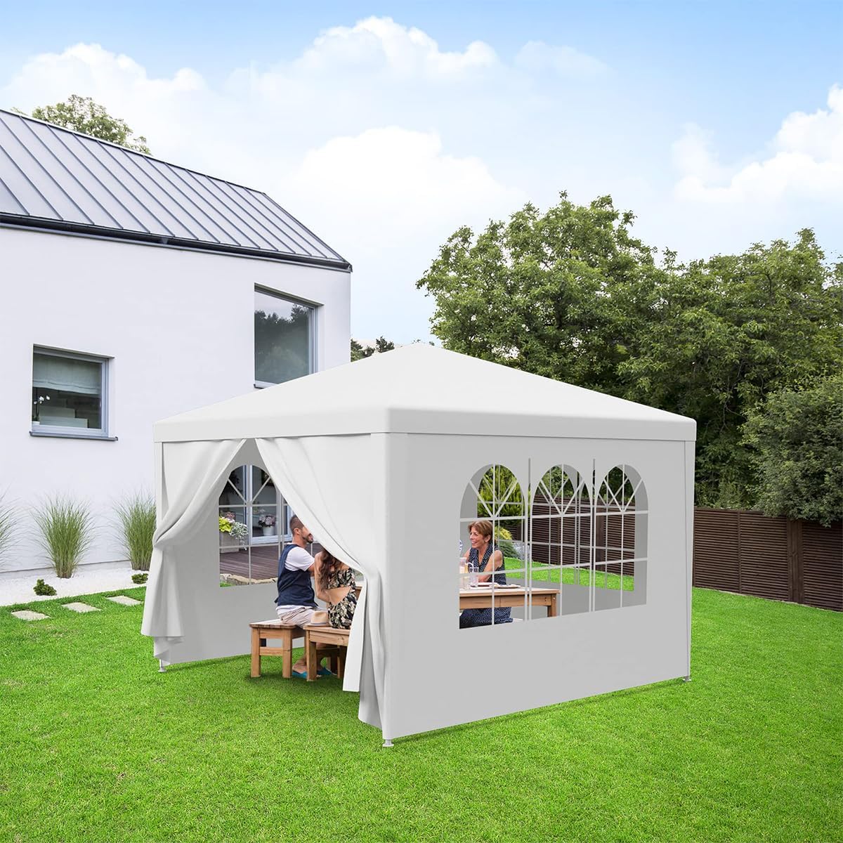 Toldos Plegables Tienda De Fiesta Carpa Impermeable (3m*6m)