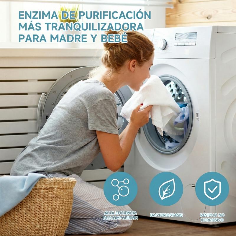Limpiador y Descascarillador para Lavadoras, 24 Pastillas de Limpieza Profunda. Para Frontales y de Carga Superior. Limpia Tambor y Sello de Bañera. Ideal para Hogares, Dormitorios y Salas de Lavado. Desodorizante Multifuncional con Fuerte Efecto, Combate