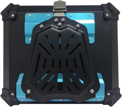 LWCHUANG - Caja superior para motocicleta, caja trasera de aleación de aluminio de 28 L, caja superior impermeable para motocicleta con bloqueo de seguridad y herramientas de instalación, adecuada