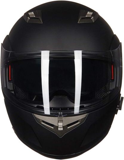 ILM - Casco de Motocicleta Modular Integrado con Bluetooth, con protección Solar para Mp3, Modelo 953/953 Pro