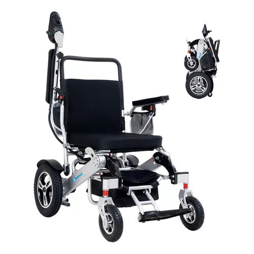 Silla De Ruedas Electrica Plegable Aluminio Ligera Portatil
