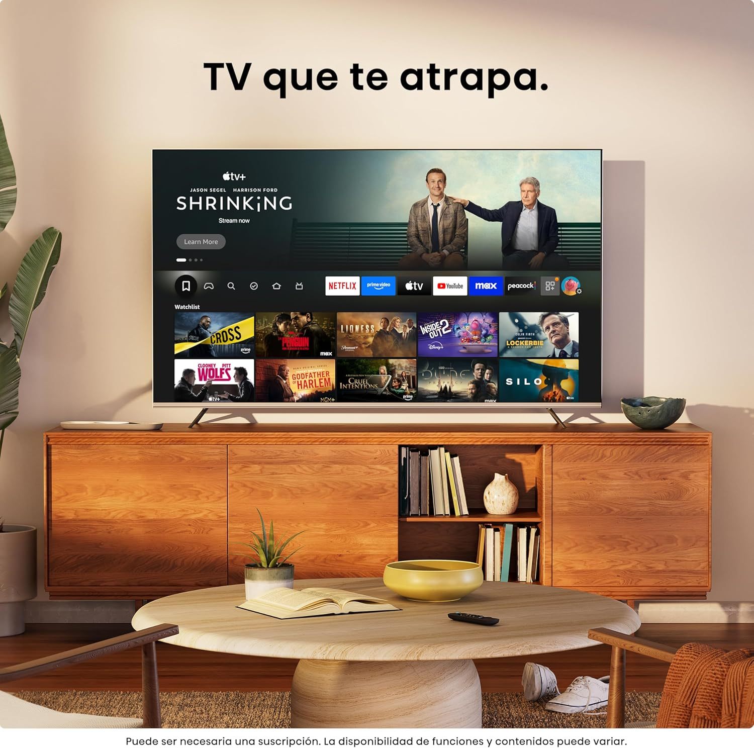 Hisense televisión QD6S Pantalla 65“ Pulgadas, QLED 4K Smart TV，AI 4K Upscaler,Dolby Vision·Atmos，Modo de Protección Ocular，Game Mode Plus，Fire TV【Patrocinador Oficial de FIFA World Cup 2026™】