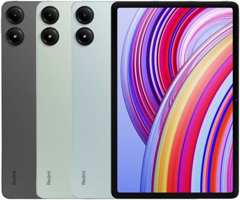 Xiaomi Redmi Pad Pro WiFi Version 12.1" Octa Core Global ROM 10000mAh Bluetooth 5.3 8MP Dual Camera + (33w Dual USB Fast Auto Combo) (Ocean Blue, 256GB + 8GB)