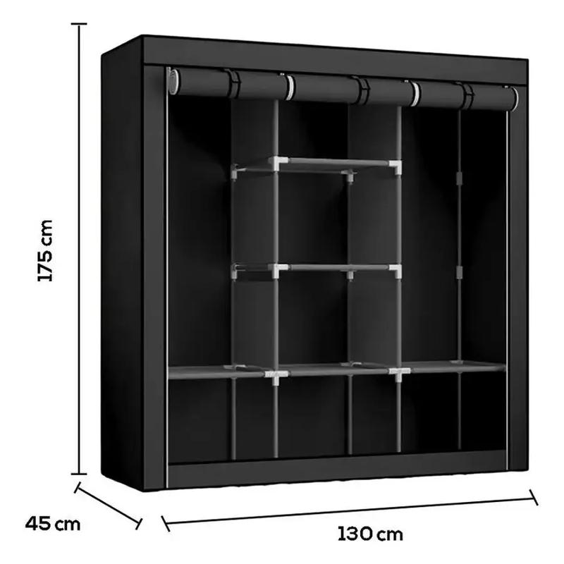 LERFM Closet Armable Ropero Rack Guardaropa Recamara Organización, Bonito, Práctico Y Resistente. Armario Plegable Organizador de Ropa,navidadRebajas de fin de año,Dazy ,Sheglam