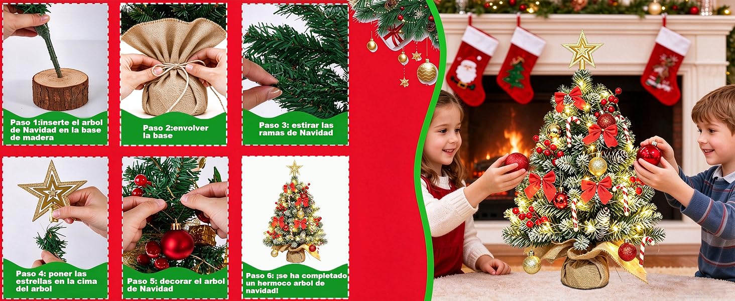 árbol de navidad 60cm