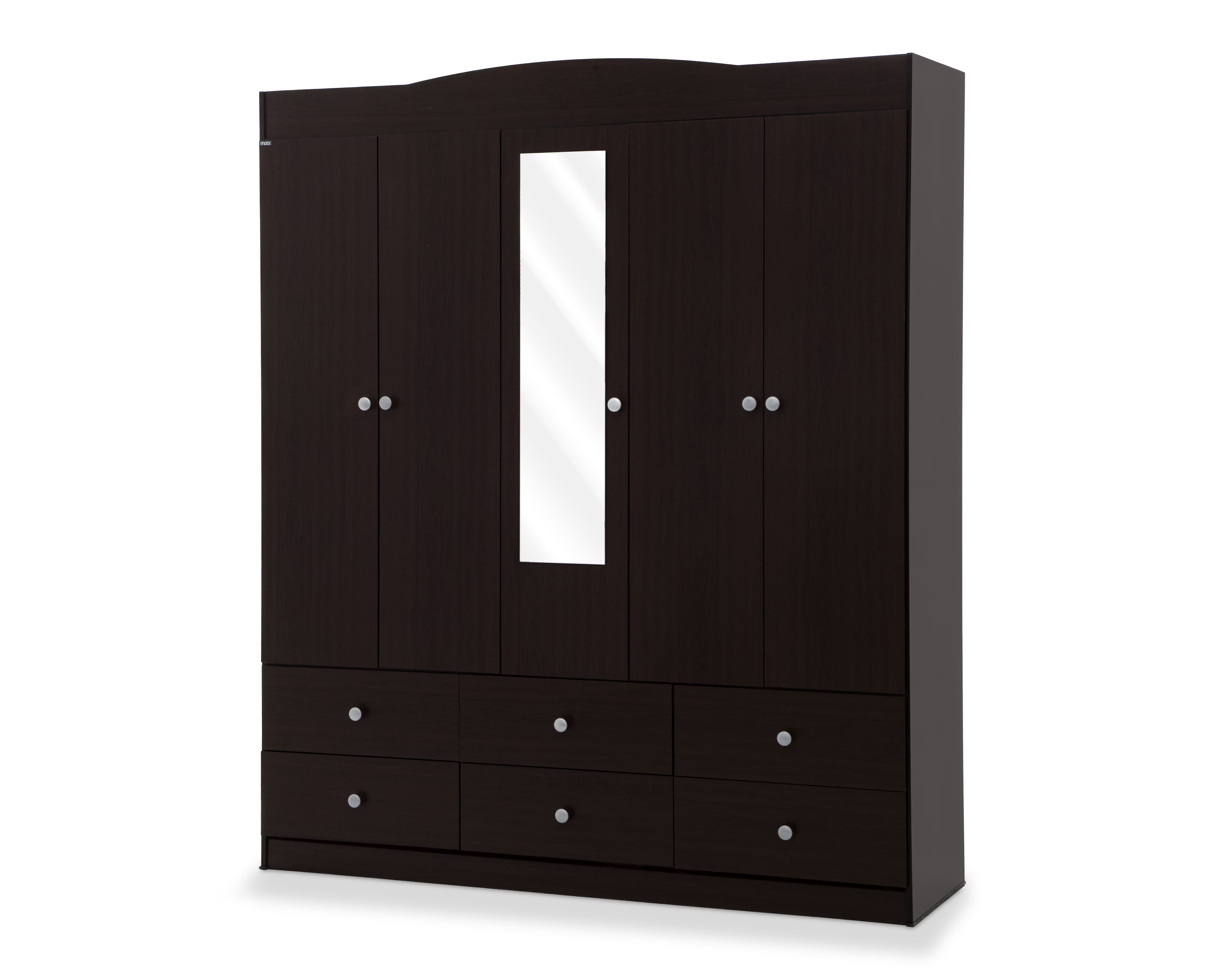 Ropero Mobi Valencia Chocolate 150 cm