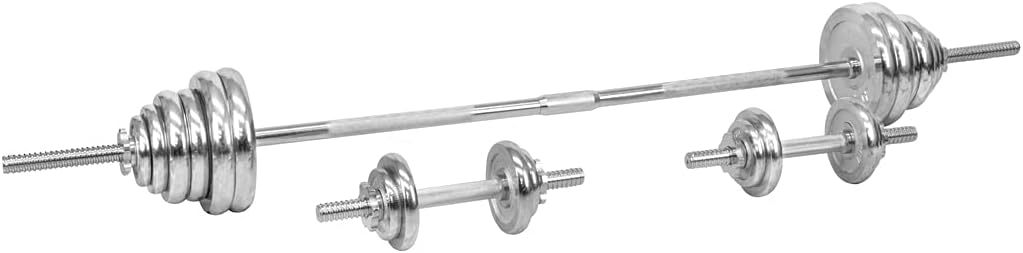 Altera Set de Mancuernas y Discos, Pesas Ajustables con Estuche para Ejercicio
