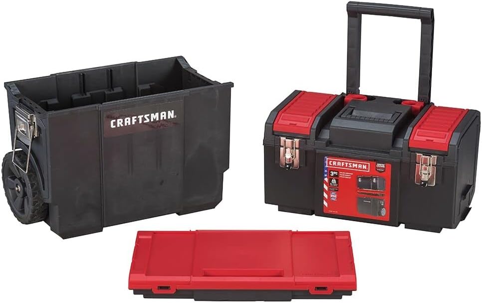 CRAFTSMAN Caja de Almacenamiento de Herramientas Rodante 17 Galones CMST33026