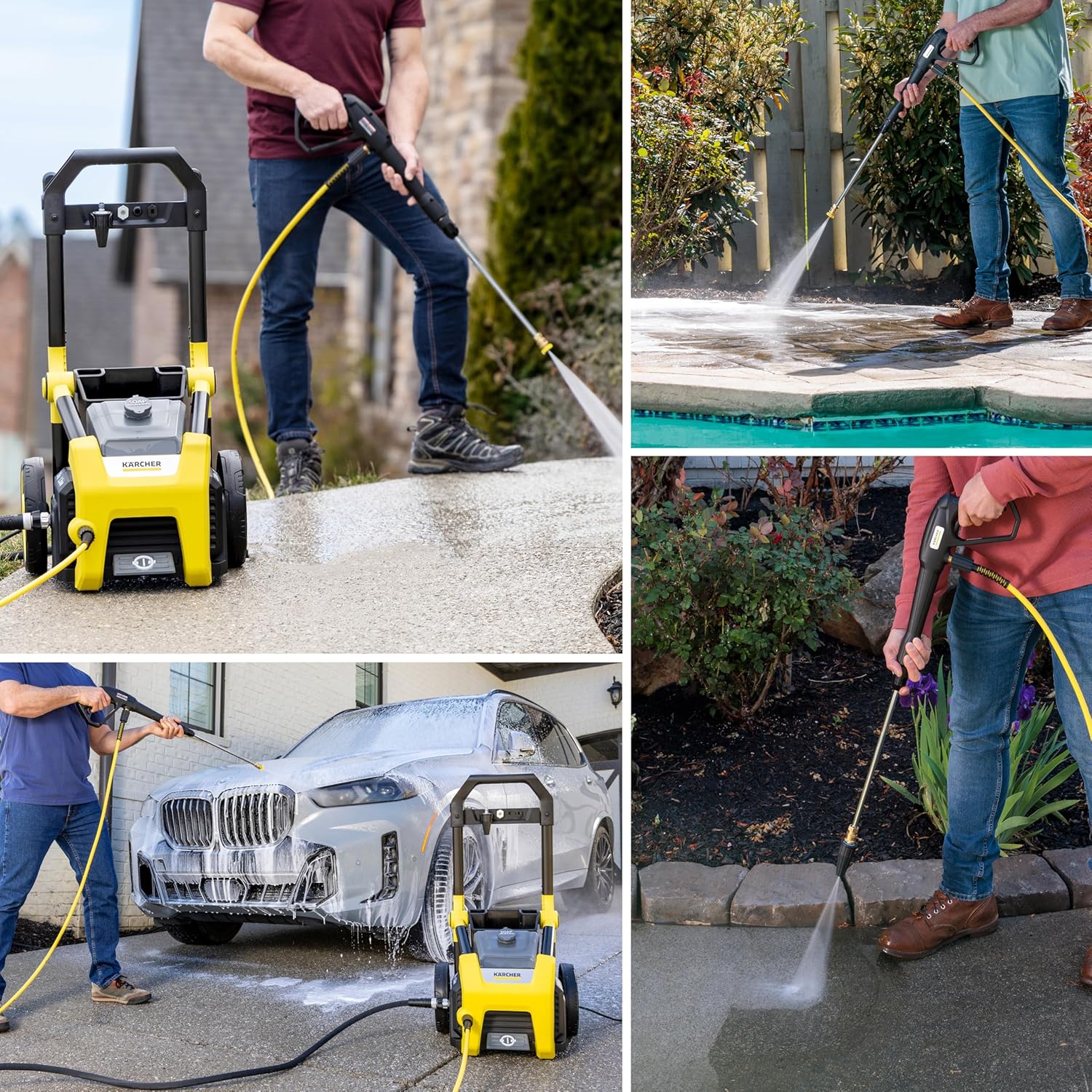 Karcher - Máquina limpiadora eléctrica a presión, K1700, Amarillo