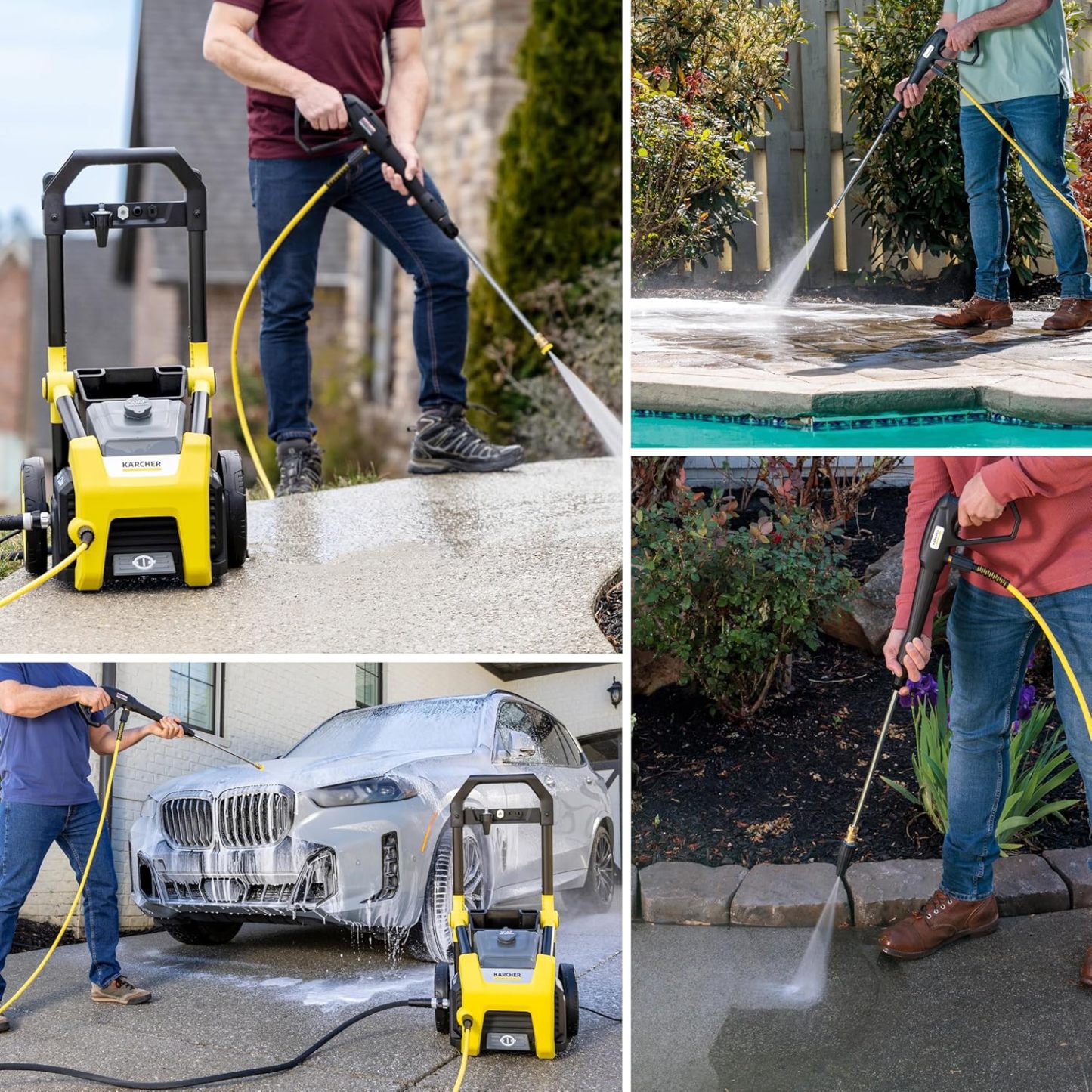 Karcher - Máquina limpiadora eléctrica a presión, K1700, Amarillo