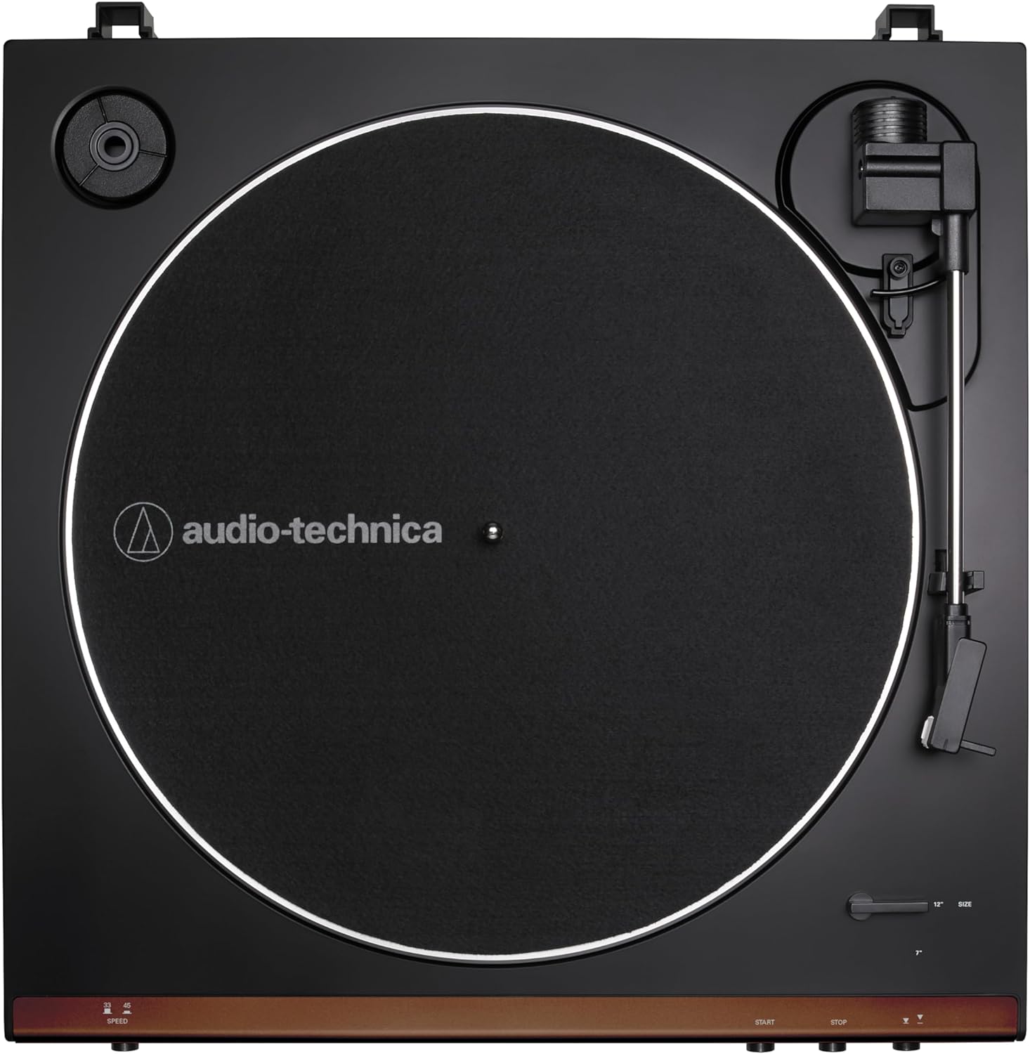 Audio-Technica - Tocadiscos AT-LP60X-BK totalmente automático con transmisión por correa, velocidades de 33/45 RPM (negro)
