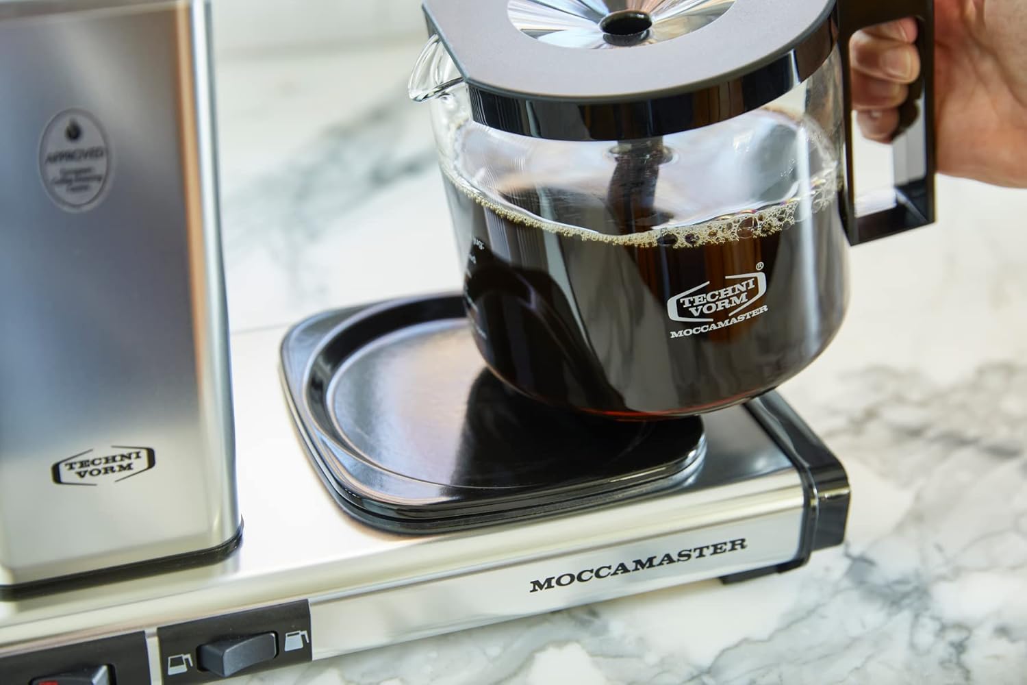 Moccamaster 53948 KBGV Select - Cafetera de 10 tazas, negro mate, 40 onzas, 1.25 l