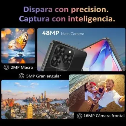 Cubot Note 60 Dual SIM 128 GB Azul 16 GB (6 GB + 10 GB ampliados) RAM Android 15 Pantalla 7,2" 120 Hz Batería 7000 mAh Cámara Triple 48 MP Protección IP65 A