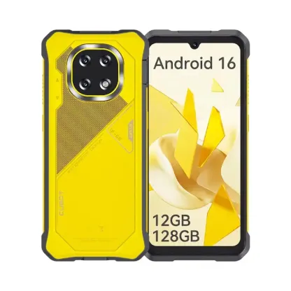 Celular Cubot Kingkong ES5 Robusto Dual Sim 128 Gb Amarillo 6 Gb Ram (ampliable Hasta 12 Gb) 7000mah Android 16 A