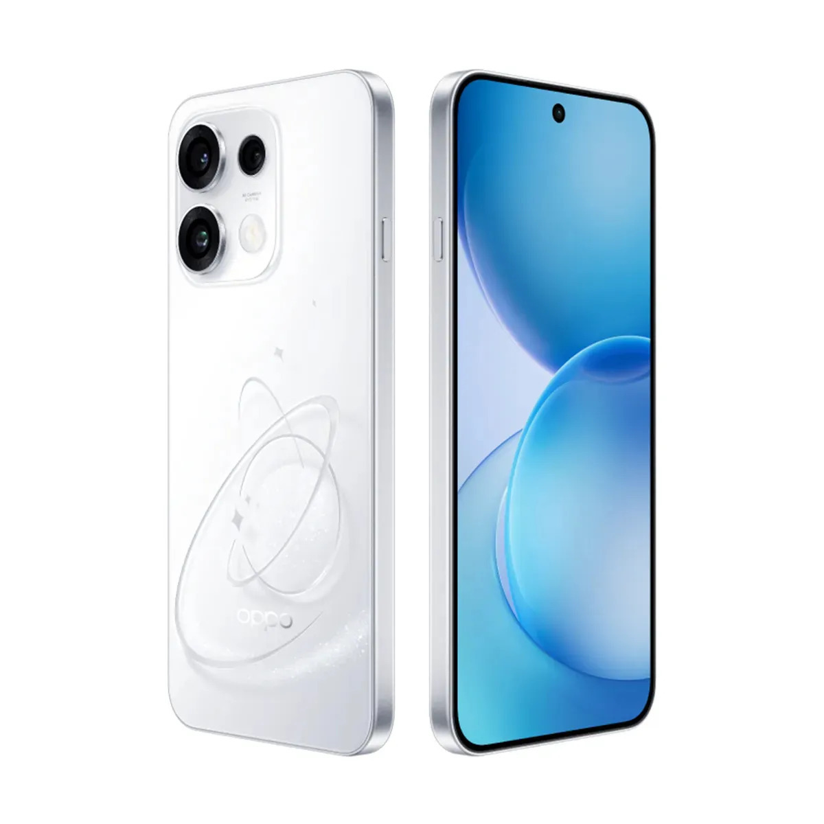 OPPO Reno 16 F 5G Blanco Celular Diseño Moderno 8GB RAM 128GB Cámara Principal 50MP Selfie 50MP Pantalla 120Hz Batería 7000mAh Carga 80W NFC ColorOS 16
