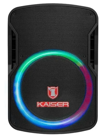 Bocina Kaiser MSA-7515MX portátil con bluetooth color Negro