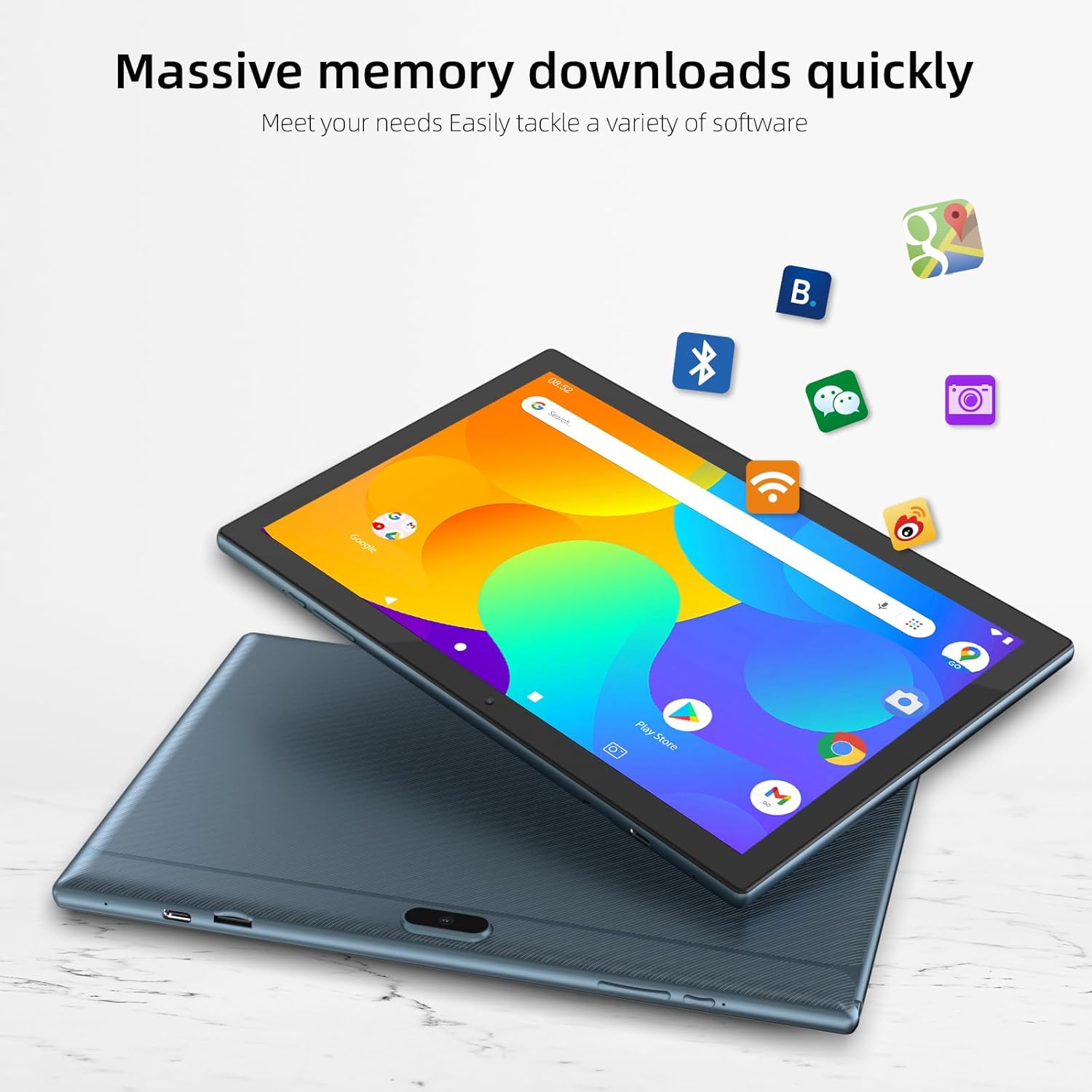 Tablet con teclado 2 en 1, Android 11, 10.1 pulgadas FHD, con teclado/mouse/funda/lápiz capacitivo/película templada, 64 GB+2 GB, Wi-Fi, cámara dual 8 MP, procesador quad core, batería 6,000 mAh, rosa