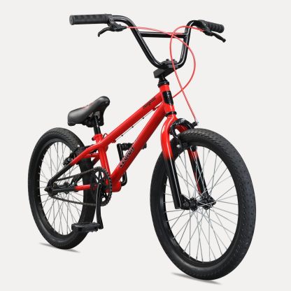 Mongoose Legion Freestyle Sidewalk Bicicleta BMX para niños y principiantes a usuarios avanzados, ruedas de 16-20 pulgadas (40.64 cm - 50.80 cm), marco de acero Hi-Ten, Micro Drive 25x9T engranaje BMX