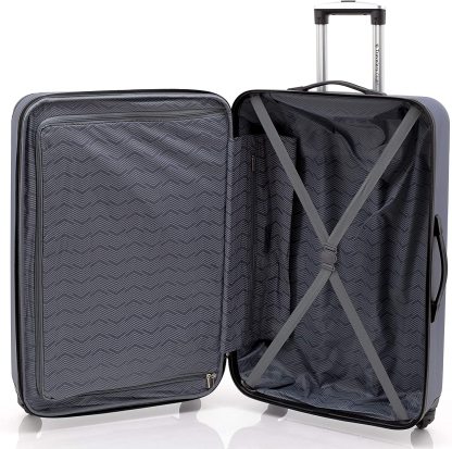 Equipaje giratorio extensible duro de Travelers Club Chicago-----Máscara para ojos