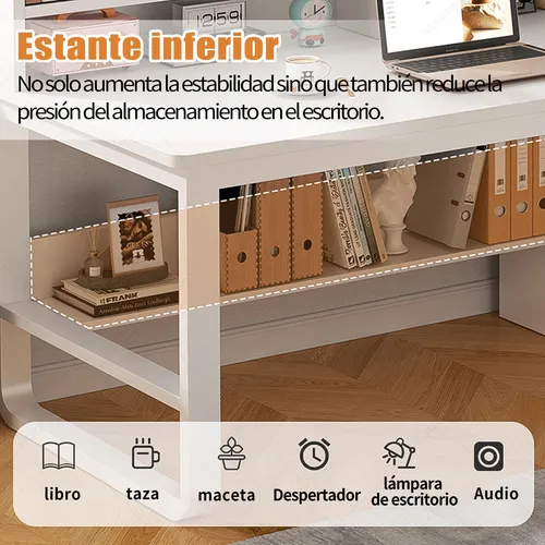 Escritorio Para Computadora De Trabajo Estudio Mesa Oficina
