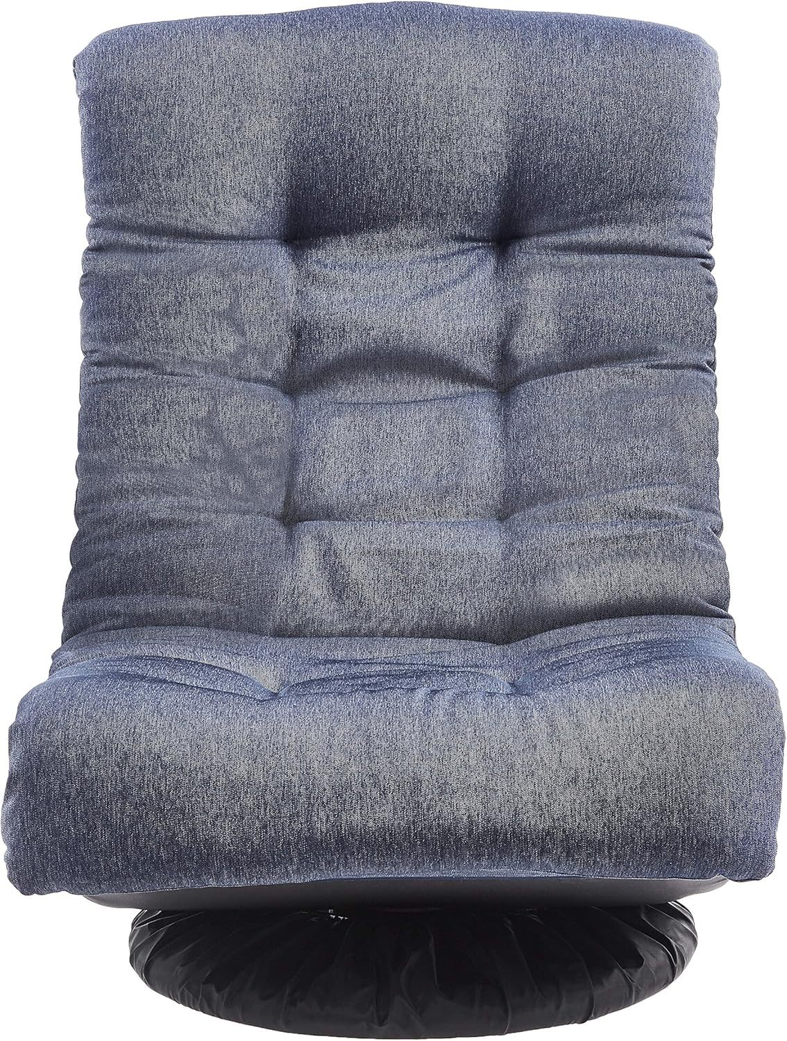 Amazon Basics - Silla giratoria de espuma con reposacabezas, ajustable, color gris